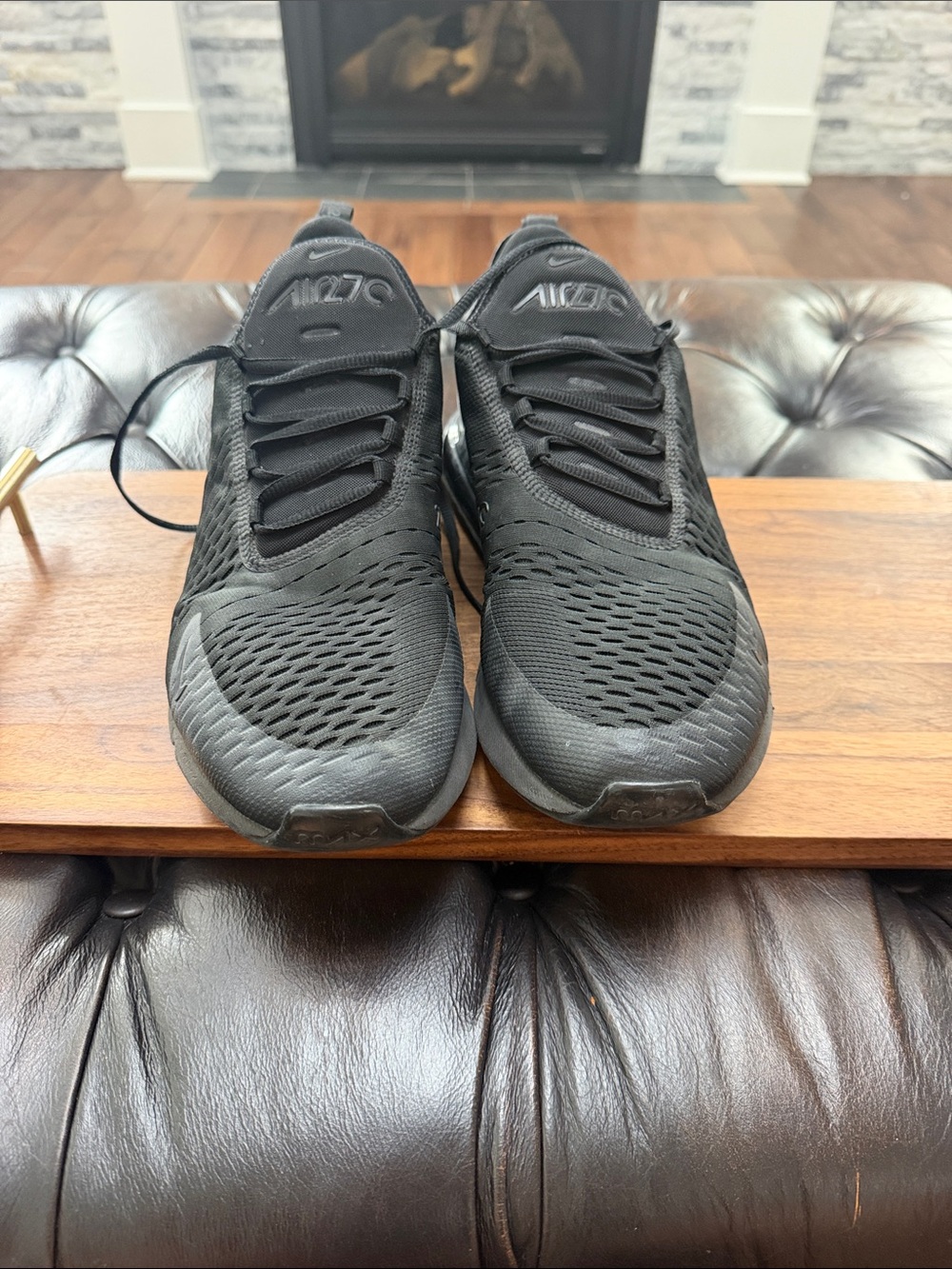 Nike Black Mesh Athletic Sneakers